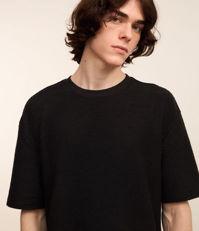 Remera Relaxed Soft con Cuello Redondo 4