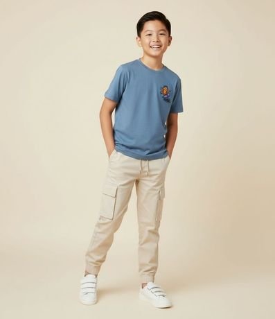 Remera Infantil con Estampa Garfield con Grafiti - Talle 5 a 14 años 1