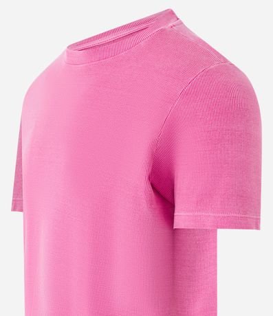 Remera Muscle Rib Desteñida con Textura Acanalada 6