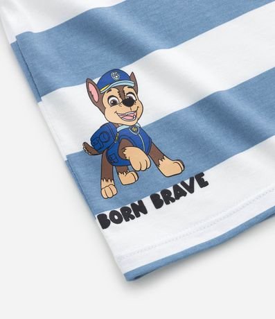 Remera Infantil en Algodón Estampa Chase Paw Patrol - Talle 2 a 5 años 4
