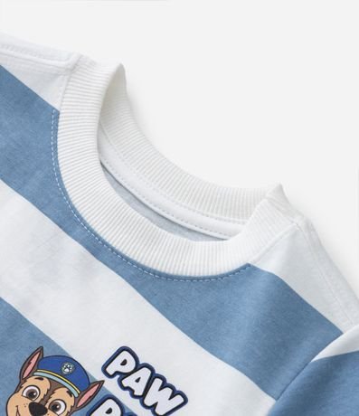 Remera Infantil en Algodón Estampa Chase Paw Patrol - Talle 2 a 5 años 5