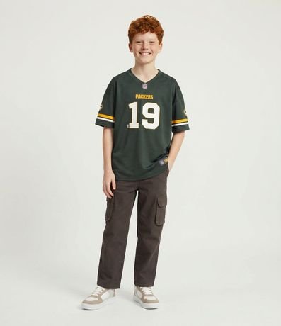 Remera Infantil con Estampa NFL Packers - Talle 5 a 14 años