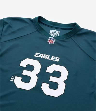 Remera Infantil con Estampado NFL Eagles 33 - Talle 5 a 14 años 5
