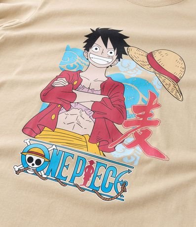 Remera Infantil en Algodón Estampa One Piece - Talle 5 a 14 años 4