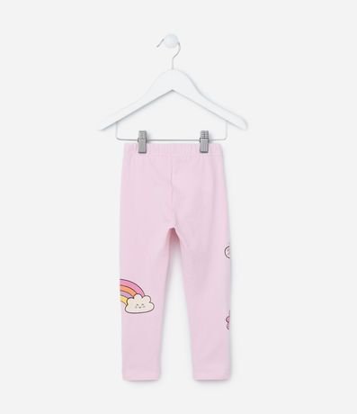 Pantalón Legging Infantil con Estampa Flores - Talle 1 a 5 años 2