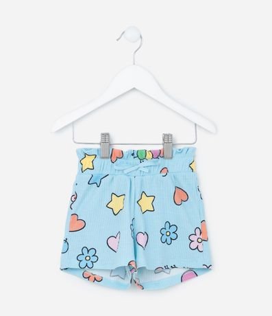 Short Clochard Infantil Acanalado - Talle 1 a 5 años