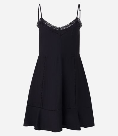 Vestido Corto en Viscosa con Detalle en el Busto 5