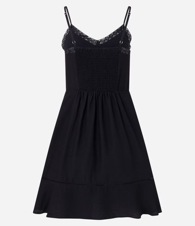 Vestido Corto en Viscosa con Detalle en el Busto 7