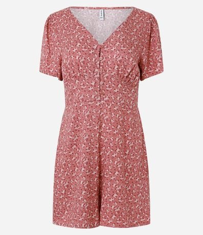 Enterito en Viscosa con Estampa Floral 4