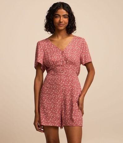 Enterito en Viscosa con Estampa Floral 2