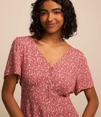 Enterito en Viscosa con Estampa Floral 3