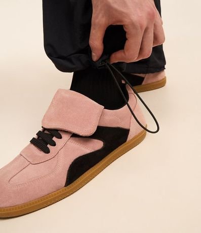 Pantalón Paper Touch Vira Bermuda con Puxador en la Parte Baja 5