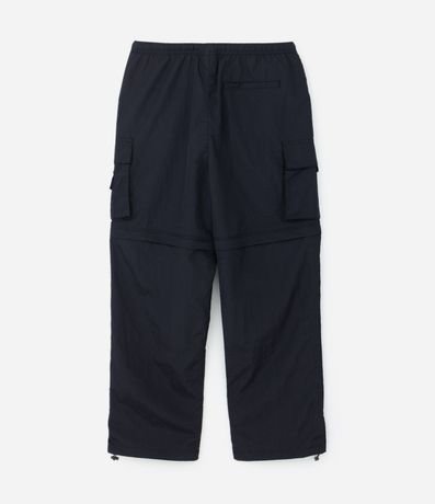 Pantalón Paper Touch Vira Bermuda con Puxador en la Parte Baja 8