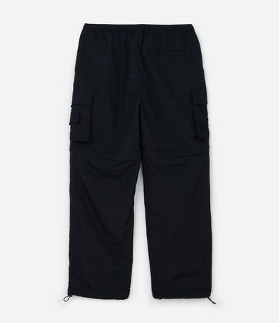 Pantalón Paper Touch Vira Bermuda con Puxador en la Parte Baja 10