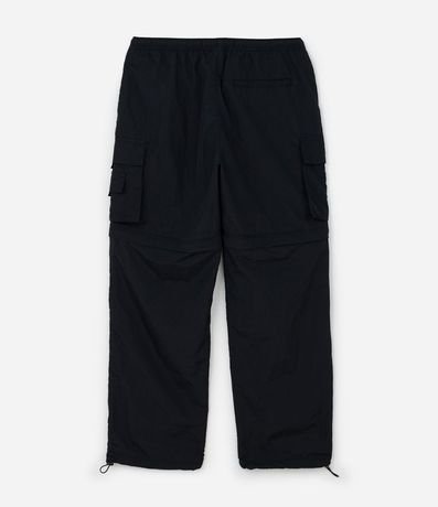 Pantalón Paper Touch Vira Bermuda con Puxador en la Parte Baja 8