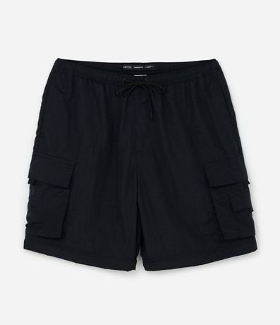 Pantalón Paper Touch Vira Bermuda con Puxador en la Parte Baja 9