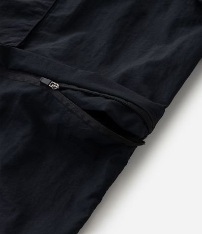 Pantalón Paper Touch Vira Bermuda con Puxador en la Parte Baja 13