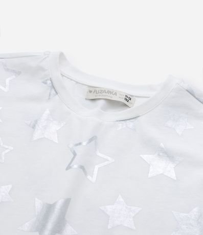 Remera Cropped con Estampa Estrelas - Talle 5 a 14 años 4