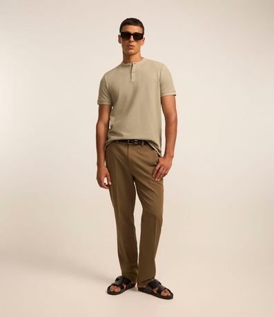 Polo Manga Corta Cuello Mao 2