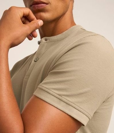 Polo Manga Corta Cuello Mao 4