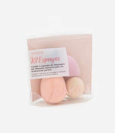 Kit 04 Esponjas de Maquillaje en Diferentes Formas Alchemia 2
