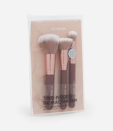 Kit 03 Brochas de Maquillaje Alchemia 4