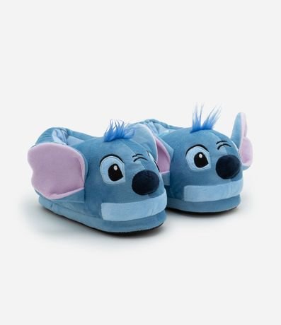 Pantufla Infantil Cerrada en Fleece Bordado Stitch - Talle 29 al 36 1