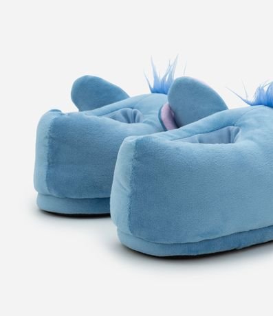 Pantufla Infantil Cerrada en Fleece Bordado Stitch - Talle 29 al 36 2