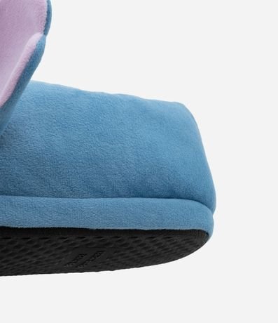 Pantufla Infantil Cerrada en Fleece Bordado Stitch - Talle 29 al 36 3