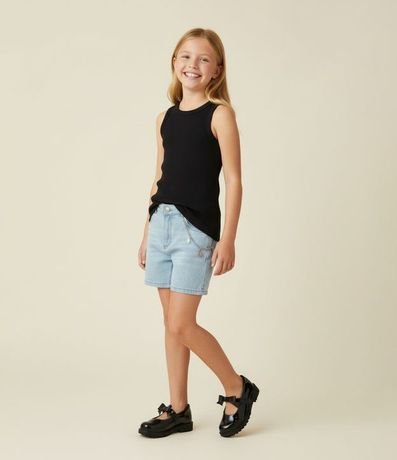 Vestido Infantil Canelado en Algodón - Talle 5 a 14 años