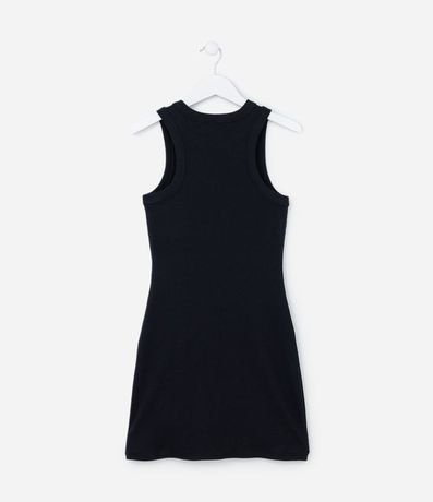 Vestido Infantil Canelado en Algodón - Talle 5 a 14 años 3