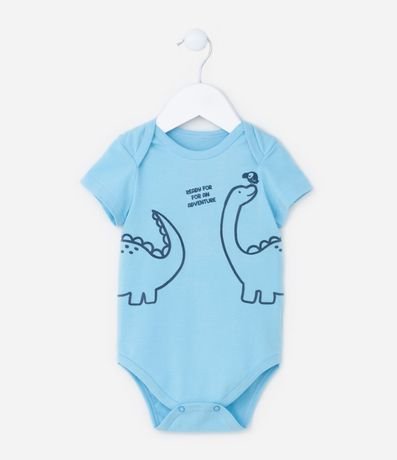 Body Infantil con Estampa de Dinos - Talle 0 a 18 meses