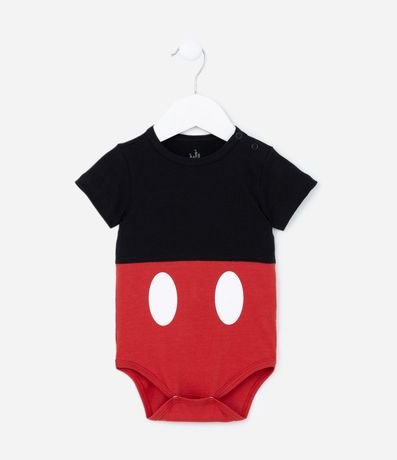 Body Infantil con Estampa Mickey con Gorro - Talle 0 a 18 meses 3