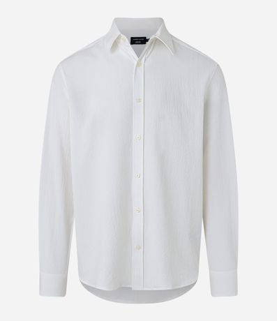 Camisa Relaxed en Ana Ruga con Textura 6