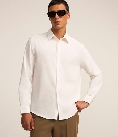 Camisa Relaxed en Ana Ruga con Textura