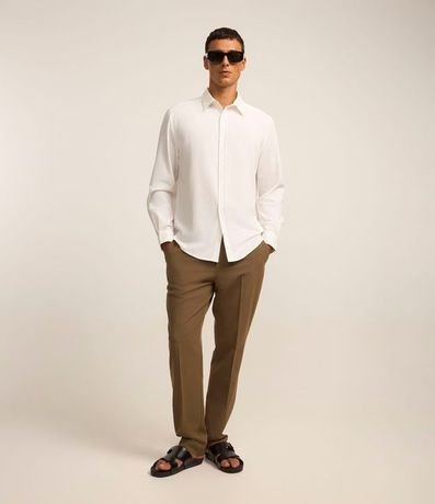 Camisa Relaxed en Ana Ruga con Textura 2