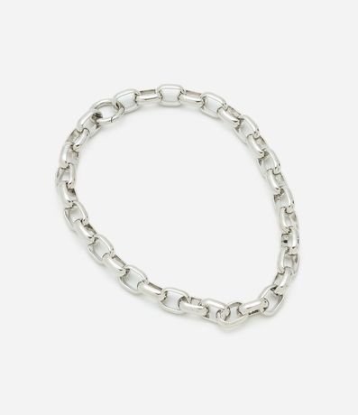 Collar Corto Cadena con Eslabones Ovais 2