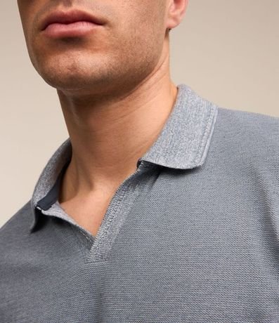 Polo Comfort en Algodón Texturizado con Manga Corta 3