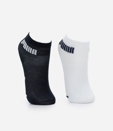 Kit 02 Medias Infantiles en Algodón Estampa Puma - Talle 17 a 24 meses 2