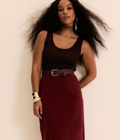 Blusa Musculosa de Punto Ligero