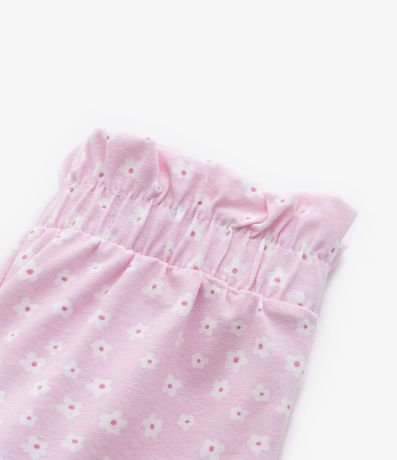 Short Clochard Infantil con Estampa de Mini Flores - Talle 1 a 5 años 4