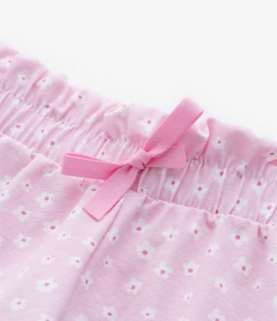 Short Clochard Infantil con Estampa de Mini Flores - Talle 1 a 5 años 5