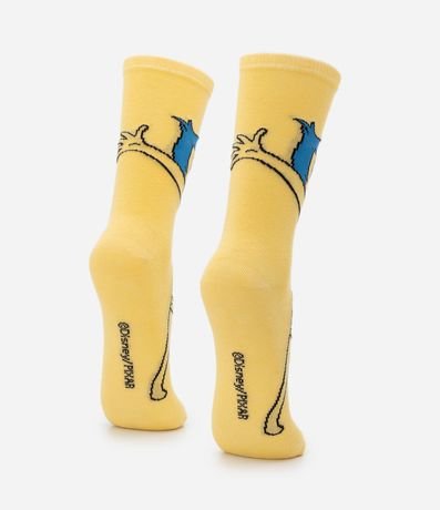 Media Caña Larga en Algodón con Estampado Alegría Intensa-Mente 3