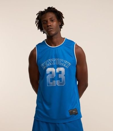 Musculosa Baloncesto Deportiva Tecnologia Dry con Estampa Kentucky 23