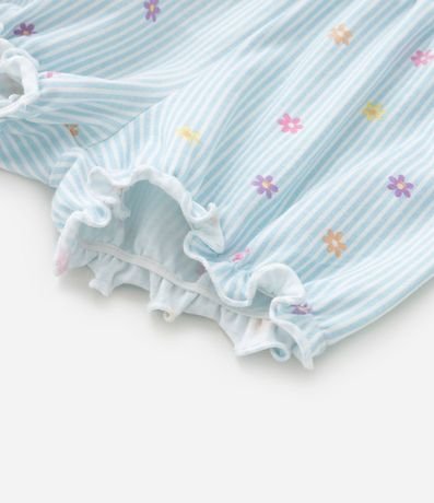 Conjunto Infantil con Volado y Moñas Aplicados - Talle 0 a 18 meses 6