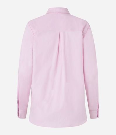 Camisa en Tricolina con Abotonado y Punho Largo 6