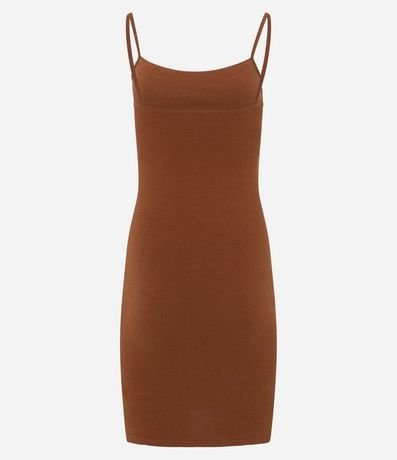 Vestido Corto en Algodón con Breteles Finos 6