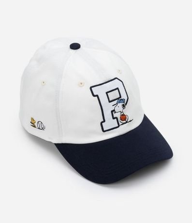 Gorra en Sarga 06 Panel con Bordado Snoopy Baseball 7