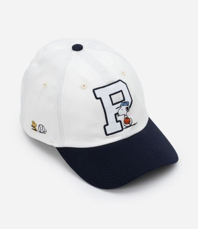 Gorra en Sarga 06 Panel con Bordado Snoopy Baseball