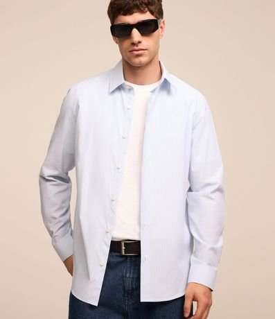 Camisa Regular en Sastrería Rayada